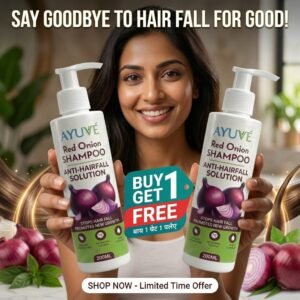 I_want_to_202604061122 AYUVE Red Onion Shampoo – Anti-Hairfall Solution | 200ml