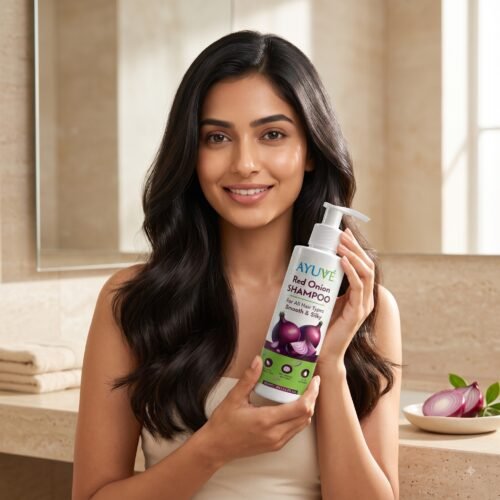 AYUVE Red Onion Shampoo – Anti-Hairfall Solution | 200ml